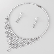 Show details for Luxury White 2 Piece Jewelry Set with Beautiful Craftmanship Show details for Luxury White 2 Piece Jewelry Set with Beautiful Craftmanship