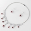 Show details for Copper or Brass Platinum Plated 2 Piece Jewelry Set with SGS/ISO Certification