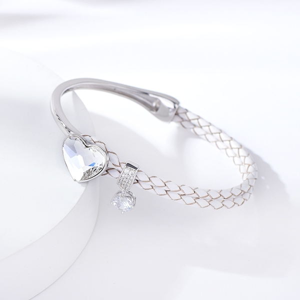 Picture of Fashion Platinum Plated Fashion Bangle of Original Design