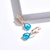 Picture of Nickel Free Gold Plated Cubic Zirconia Dangle Earrings with No-Risk Refund