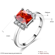 Picture of Amazing Small Red Fashion Ring