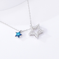 Show details for Purchase Platinum Plated Star Pendant Necklace with Wow Elements Show details for Purchase Platinum Plated Star Pendant Necklace with Wow Elements