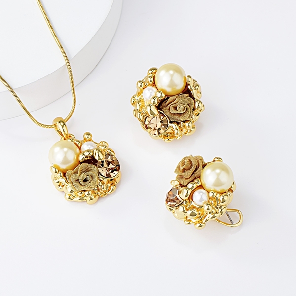 Picture of Origninal Fashion Zinc Alloy Necklace and Earring Set