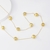 Picture of New round hollow light gold plating long chain