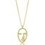 Show details for Ce Certificated Gold Plated Concise Long Chain>20 Inches