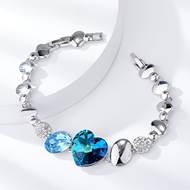 Picture of Great Swarovski Element Blue Fashion Bracelet