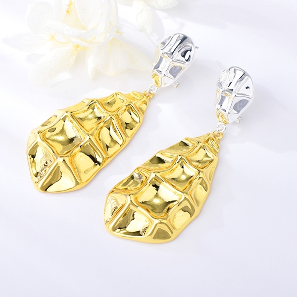 Picture of Attractive Multi-tone Plated Zinc Alloy Dangle Earrings