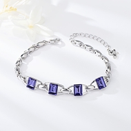 Show details for Popular Swarovski Element Platinum Plated Fashion Bracelet Show details for Popular Swarovski Element Platinum Plated Fashion Bracelet