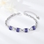 Picture of Popular Swarovski Element Platinum Plated Fashion Bracelet