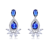 Picture of Luxury Cubic Zirconia Dangle Earrings at Unbeatable Price