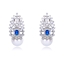 Show details for Shop Platinum Plated Big Dangle Earrings with Wow Elements