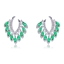 Show details for Shop Platinum Plated Big Dangle Earrings with Wow Elements