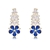 Picture of Nickel Free Gold Plated Cubic Zirconia Dangle Earrings with Easy Return