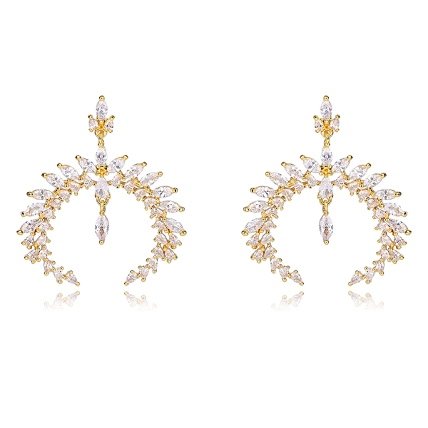 Picture of Great Value White Luxury Dangle Earrings with Full Guarantee