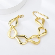 Picture of Great Value Gold Plated Zinc Alloy Fashion Bracelet with Full Guarantee