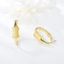 Show details for Dubai Gold Plated Small Hoop Earrings with Beautiful Craftmanship