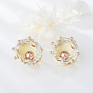 Picture of Popular Medium Gold Plated Stud Earrings