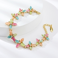 Picture of Unusual Flower Opal Fashion Bracelet