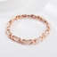 Show details for Hypoallergenic White Rose Gold Plated Fashion Bracelet with Easy Return