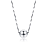 Picture of Reasonably Priced Platinum Plated 925 Sterling Silver Pendant Necklace with Low Cost