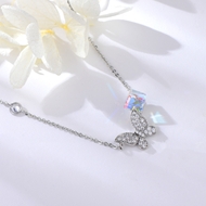 Show details for Pretty Swarovski Element Butterfly Pendant Necklace Show details for Pretty Swarovski Element Butterfly Pendant Necklace
