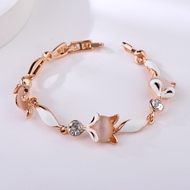 Picture of Brand New Rose Gold Plated Concise Bracelets