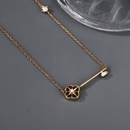 Picture of Key Gold Plated Pendant Necklace with 3~7 Day Delivery