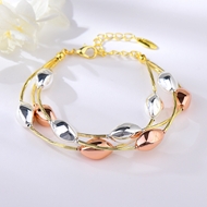 Picture of Dubai Multi-tone Plated Fashion Bangle with Beautiful Craftmanship