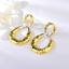 Show details for Featured Gold Plated Zinc Alloy Dangle Earrings with Full Guarantee