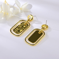 Picture of Latest Big Zinc Alloy Dangle Earrings