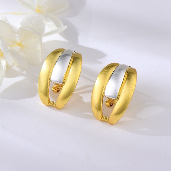 Picture of Eye-Catching Gold Plated Zinc Alloy Big Stud Earrings with Member Discount