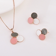 Picture of Great Enamel Zinc Alloy 2 Piece Jewelry Set