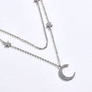 Picture of Platinum Plated 925 Sterling Silver Pendant Necklace at Super Low Price