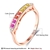 Picture of Rose Gold Plated Colorful Fashion Ring at Great Low Price