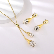 Show details for Zinc Alloy Multi-tone Plated 2 Piece Jewelry Set at Great Low Price