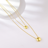 Show details for Irresistible Gold Plated Zinc Alloy Long Chain Necklace As a Gift