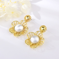 Picture of Good Big Zinc Alloy Dangle Earrings