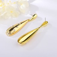 Picture of Zinc Alloy Gold Plated Dangle Earrings with Full Guarantee