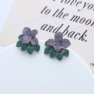 Picture of Luxury Flowers & Plants Stud Earrings Online