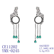 Picture of Fast Selling Green Copper or Brass Dangle Earrings from Editor Picks