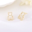 Show details for Stylish Small White Stud Earrings
