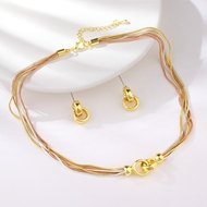 Show details for Latest Medium Multi-tone Plated 2 Piece Jewelry Set Show details for Latest Medium Multi-tone Plated 2 Piece Jewelry Set