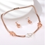 Show details for Zinc Alloy Rose Gold Plated 2 Piece Jewelry Set in Flattering Style