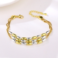 Picture of New Season Gold Plated Zinc Alloy Fashion Bracelet with SGS/ISO Certification