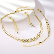 Show details for Stylish Dubai Zinc Alloy 3 Piece Jewelry Set Show details for Stylish Dubai Zinc Alloy 3 Piece Jewelry Set
