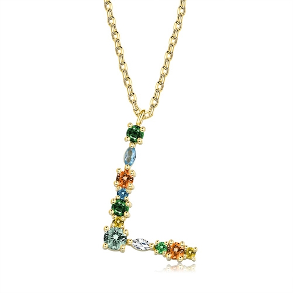 Picture of New Cubic Zirconia Small Pendant Necklace