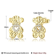 Picture of New Season White Copper or Brass Stud Earrings with SGS/ISO Certification