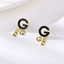 Show details for Classic Gold Plated Stud Earrings with Worldwide Shipping