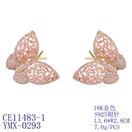 Picture of Famous Big Pink Big Stud Earrings