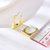 Picture of Irresistible Gold Plated Dubai Stud Earrings As a Gift